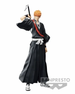 BANPRESTO BLEACH - Ichigo Kurosaki - Figurine Solid And Souls 17cm