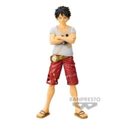 BANPRESTO ONE PIECE - Luffy - Figurine DXF-The Grandline Men 16cm