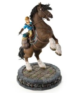 ZELDA BREATH ON THE WILD - Link à Cheval - Statuette 56cm