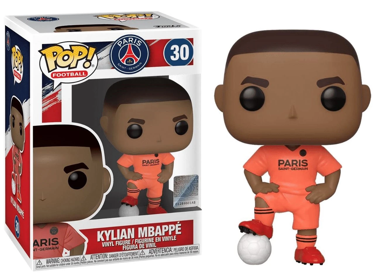 FUNKO FOOTBALL - POP N° 30 - PSG - Kylian Mbappé Away Kit 1 FUNKO FOOTBALL - POP N° 30 - PSG - Kylian Mbappé Away Kit