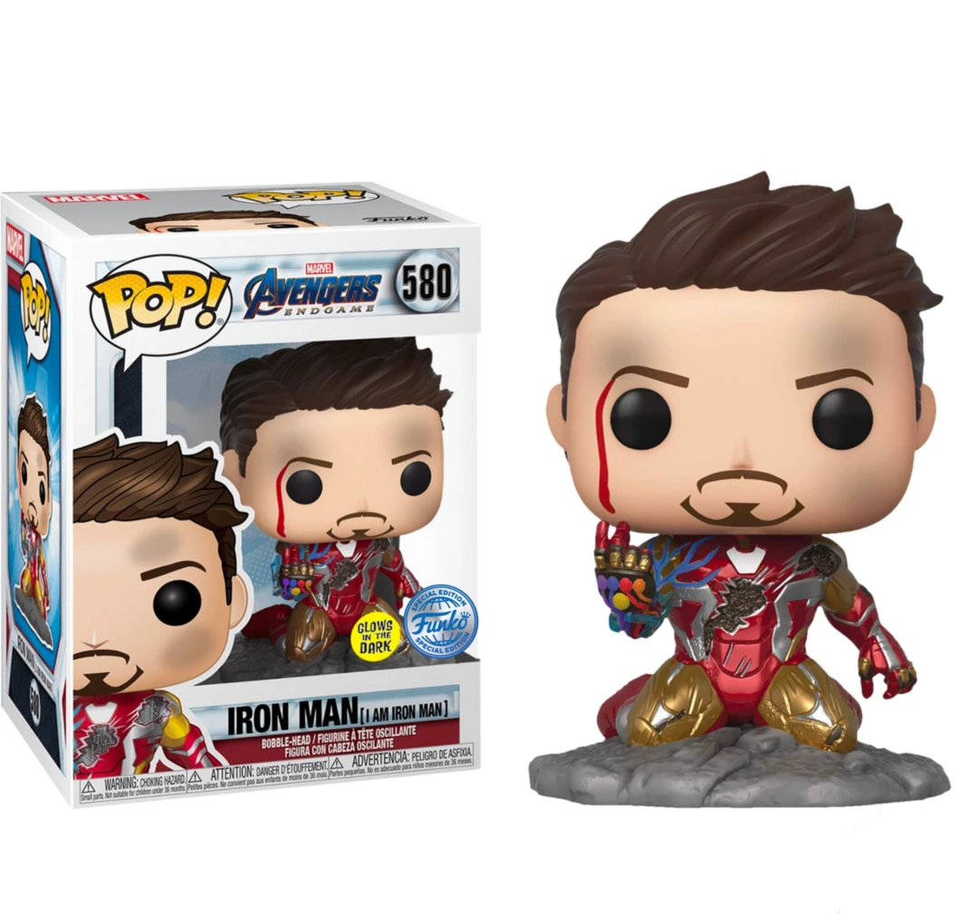 FUNKO MARVEL - POP Endgame N° 580 - I Am Iron Man (GD) (RT) 1 FUNKO MARVEL - POP Endgame N° 580 - I Am Iron Man (GD) (RT)