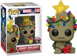 FUNKO MARVEL - POP N° 530 - Groot De Noel 'GITD' SPECIAL EDITION