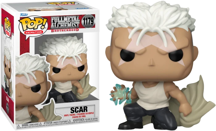 FUNKO FULLMETAL ALCHEMIST - POP N° 1179 - Scar 1 FUNKO FULLMETAL ALCHEMIST - POP N° 1179 - Scar