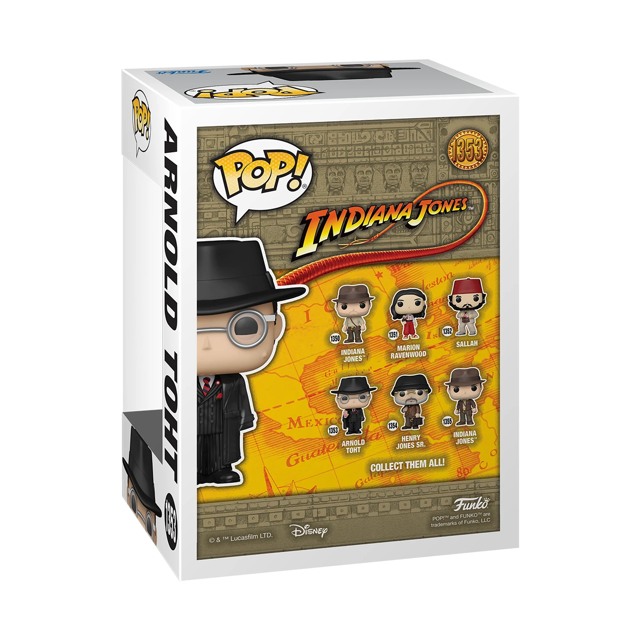 FUNKO INDIANA JONES 1 - POP N° 1353 - Arnold Toht 4 FUNKO INDIANA JONES 1 - POP N° 1353 - Arnold Toht – Image 4