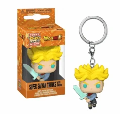 FUNKO DRAGON BALL SUPER - Pocket Pop Keychains - SS Trunks W/Spirit Sword