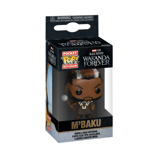 FUNKO BLACK PANTHER WAKANDA FOREVER - Pocket Pop Keychains - M'Baku 2 FUNKO BLACK PANTHER WAKANDA FOREVER - Pocket Pop Keychains - M'Baku – Image 2