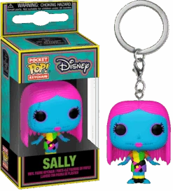FUNKO NIGHTMARE BEFORE CHRISTMAS - Pocket Pop Keychains - Blacklight Sally