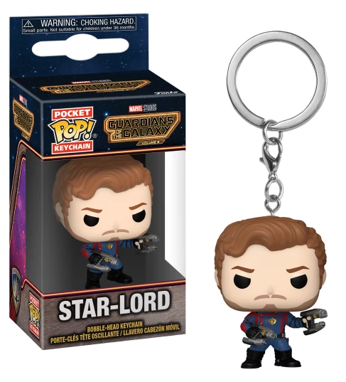 FUNKO LES GARDIENS DE LA GALAXIE 3 - Pocket Pop Keychains - Star-Lord 1 FUNKO LES GARDIENS DE LA GALAXIE 3 - Pocket Pop Keychains - Star-Lord