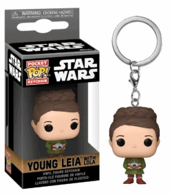 FUNKO STAR WARS OBI-WAN KENOBI - Pocket Pop Keychains - Leia Organa 'Jeune'