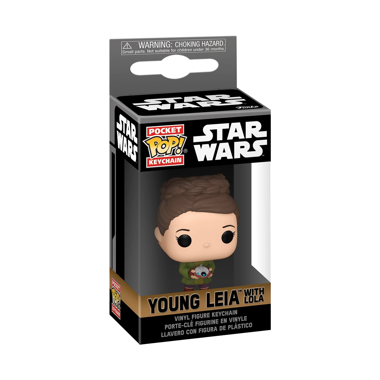 FUNKO STAR WARS OBI-WAN KENOBI - Pocket Pop Keychains - Leia Organa 'Jeune' 2 FUNKO STAR WARS OBI-WAN KENOBI - Pocket Pop Keychains - Leia Organa 'Jeune' – Image 2