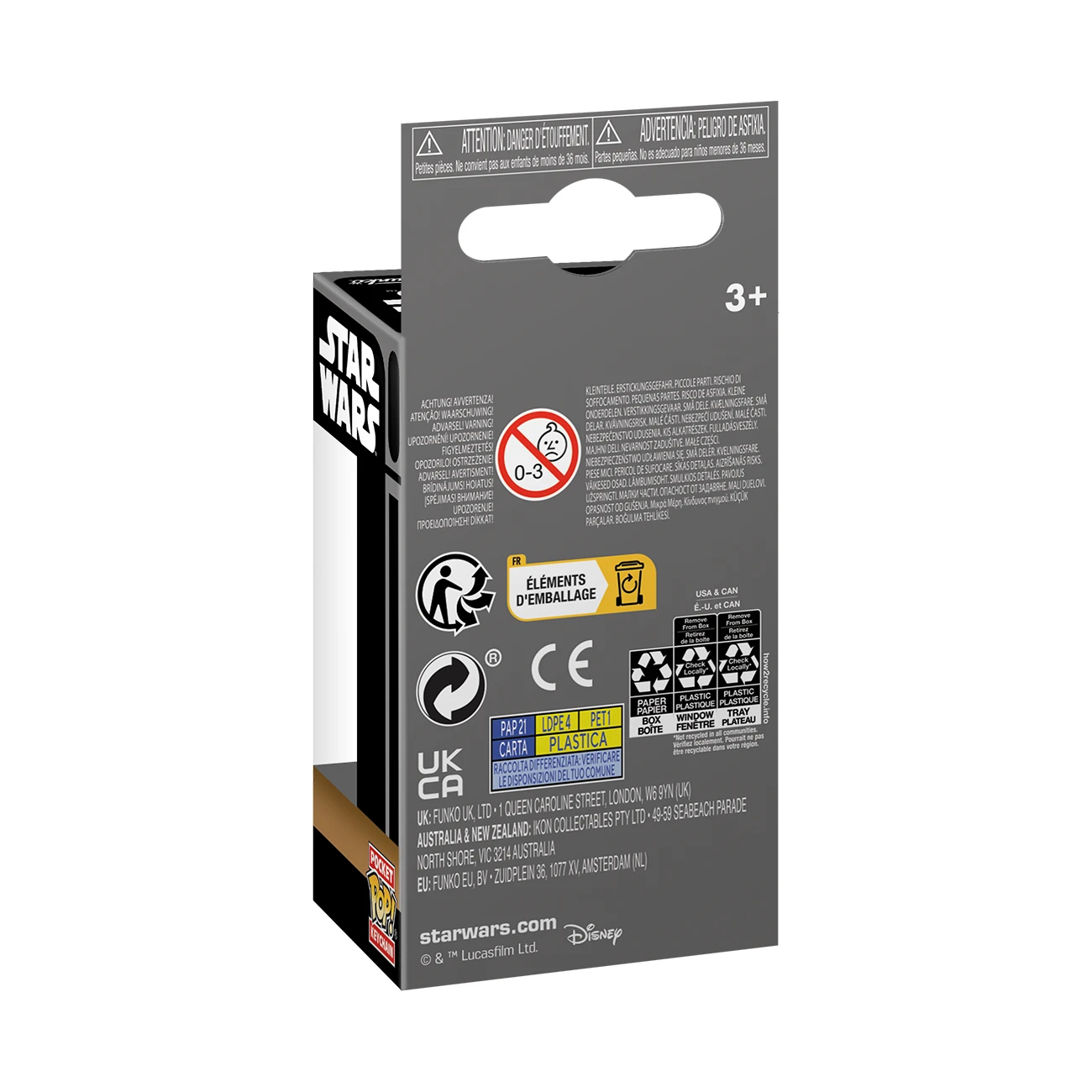 FUNKO STAR WARS OBI-WAN KENOBI - Pocket Pop Keychains - Leia Organa 'Jeune' 4 FUNKO STAR WARS OBI-WAN KENOBI - Pocket Pop Keychains - Leia Organa 'Jeune' – Image 4