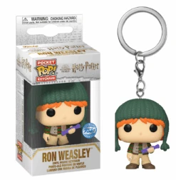 FUNKO HARRY POTTER HOLIDAY - Pocket Pop Keychains - 20ème Ann - Ron