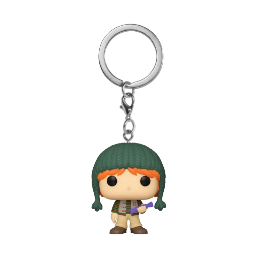 FUNKO HARRY POTTER HOLIDAY - Pocket Pop Keychains - 20ème Ann - Ron 3 FUNKO HARRY POTTER HOLIDAY - Pocket Pop Keychains - 20ème Ann - Ron – Image 3