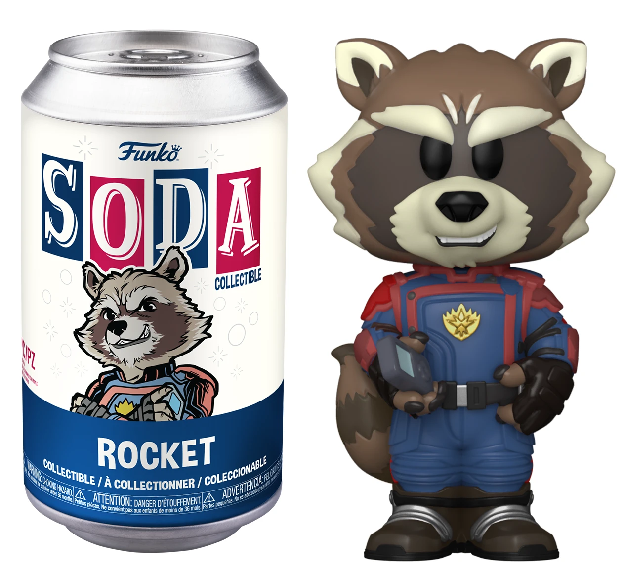 FUNKO LES GARDIENS DE LA GALAXIE 3 - POP Soda - Rocket Avec Chase (M) 1 FUNKO LES GARDIENS DE LA GALAXIE 3 - POP Soda - Rocket Avec Chase (M)