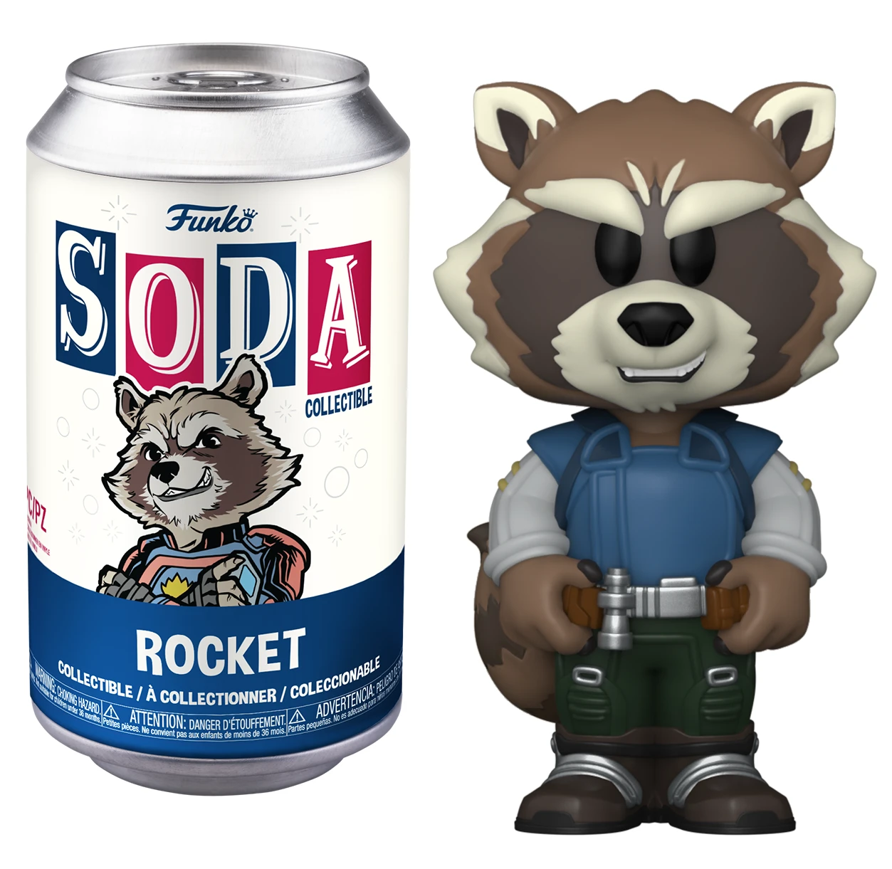 FUNKO LES GARDIENS DE LA GALAXIE 3 - POP Soda - Rocket Avec Chase (M) 2 FUNKO LES GARDIENS DE LA GALAXIE 3 - POP Soda - Rocket Avec Chase (M) – Image 2
