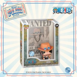 FUNKO ONE PIECE - POP Display Case - Ace (Wanted Poster)