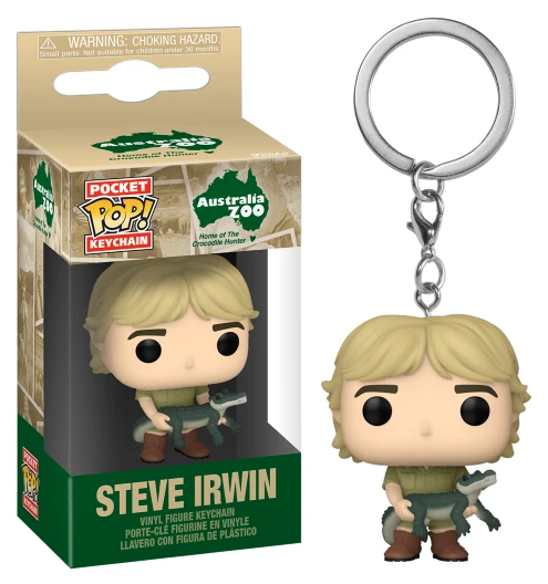 FUNKO CROCODILE HUNTER - Pocket Pop Keychains - Steve Irwin 1 FUNKO CROCODILE HUNTER - Pocket Pop Keychains - Steve Irwin