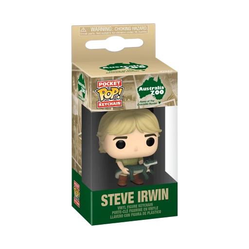 FUNKO CROCODILE HUNTER - Pocket Pop Keychains - Steve Irwin 2 FUNKO CROCODILE HUNTER - Pocket Pop Keychains - Steve Irwin – Image 2