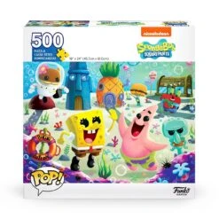 Figurines Mania Soldes Magasin 30 FUNKO BOB L'EPONGE - POP Puzzles 500 Pcs