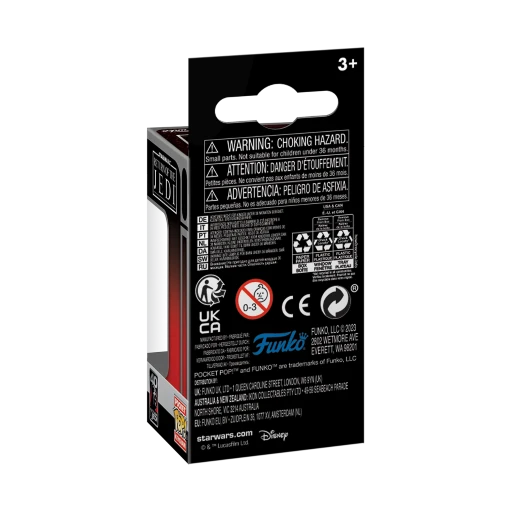 FUNKO STAR WARS 6 '40EME ANNIVERSAIRE' - Pocket Pop Keychains - Dark Vador 4 FUNKO STAR WARS 6 '40EME ANNIVERSAIRE' - Pocket Pop Keychains - Dark Vador – Image 4