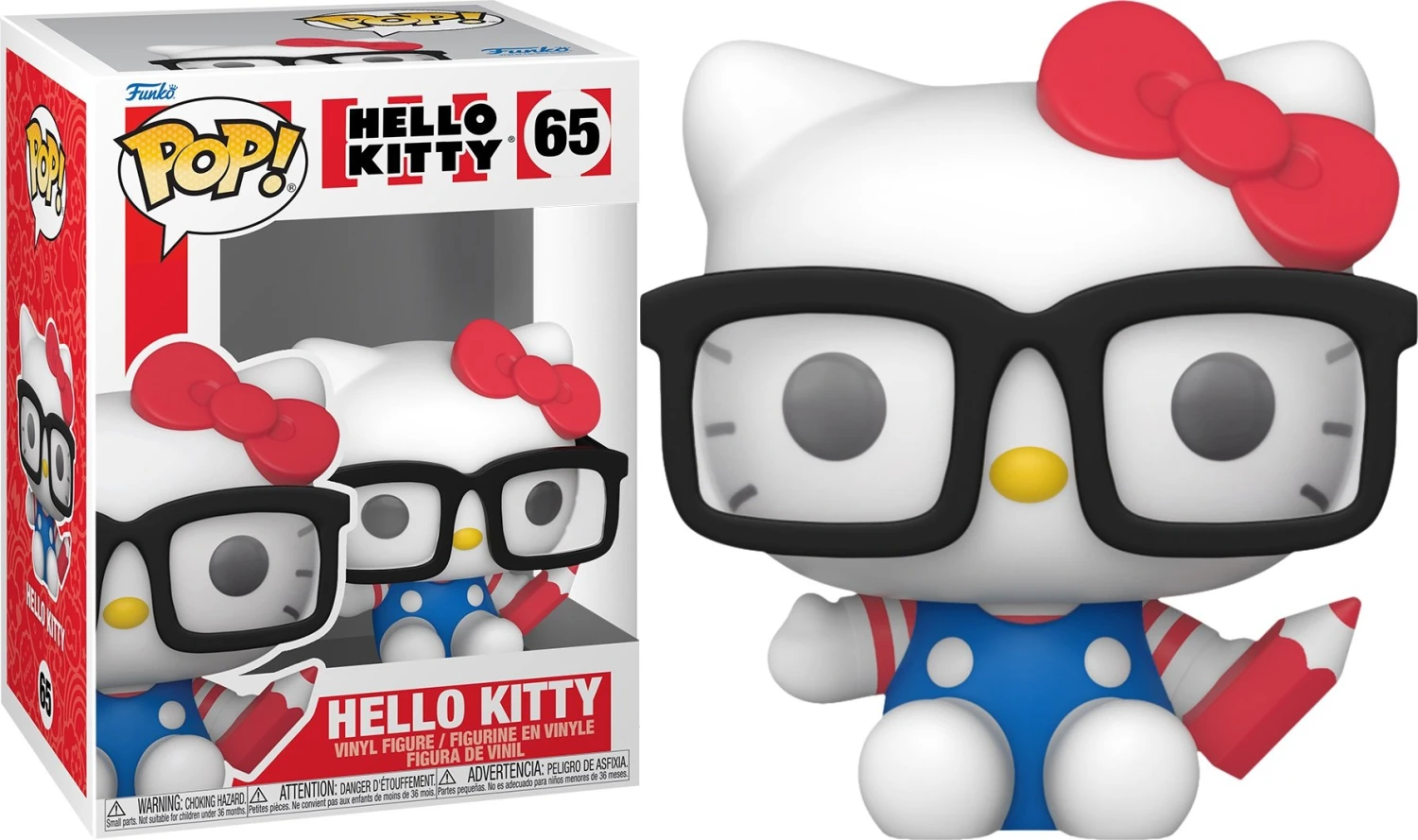 FUNKO HELLO KITTY - POP Sanrio N° 35 - Hello Kitty Nerd 1 FUNKO HELLO KITTY - POP Sanrio N° 35 - Hello Kitty Nerd