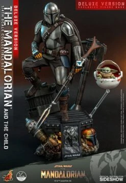 Hot Toys STAR WARS - The Mandalorian & The Child - Figurines Deluxe 46cm