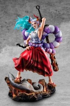 Figurines Mania Soldes Magasin 3 MegaHouse ONE PIECE - Yamato - Statuette PVC Portrait Of Pirates WA-MAXIMUM 27cm