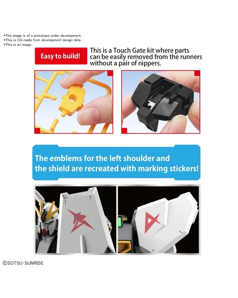 GUNDAM - Entry Grade 1/144 V Gundam - Model Kit 6 GUNDAM - Entry Grade 1/144 V Gundam - Model Kit – Image 6