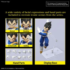 DRAGON BALL - Figure-rise Standard Vegeta (NEW SPEC Ver.) - Model Kit -Figurines Mania Soldes Magasin FIGMK65426 5