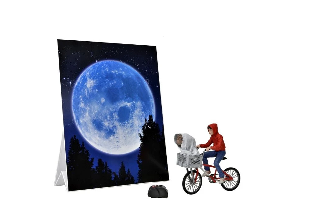 NECA E.T. - Elliot Et E.T. En Vélo - Figurine 40ème Anniversaire 18cm 1 NECA E.T. - Elliot Et E.T. En Vélo - Figurine 40ème Anniversaire 18cm