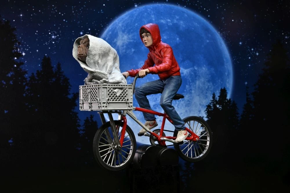 NECA E.T. - Elliot Et E.T. En Vélo - Figurine 40ème Anniversaire 18cm 4 NECA E.T. - Elliot Et E.T. En Vélo - Figurine 40ème Anniversaire 18cm – Image 4