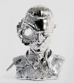 TERMINATOR - T-1000 Liqu. Metal Mask - Statuette PureArts '29x36x44cm'