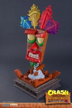 CRASH BANDICOOT - Masque Taille Réelle Aku Aku - 65cm -Figurines Mania Soldes Magasin FIGPPLSAKU 6