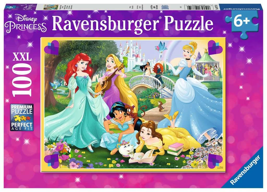 Ravensburger DISNEY - Les Princesses Disney - Puzzle 100P XXL 1 Ravensburger DISNEY - Les Princesses Disney - Puzzle 100P XXL