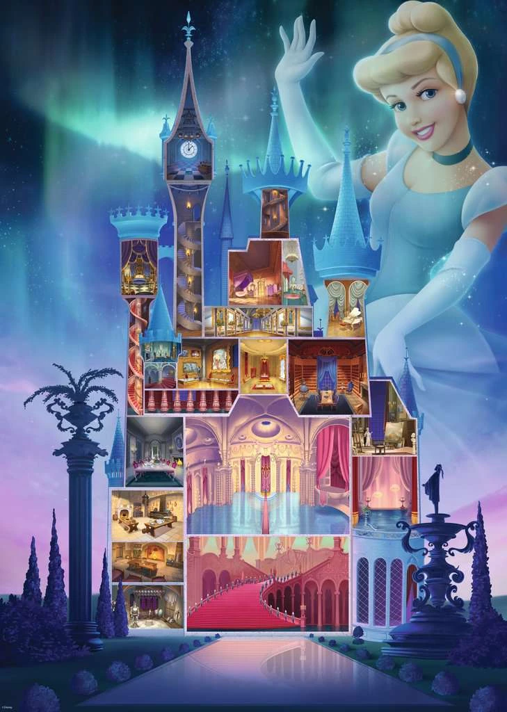 Ravensburger DISNEY CASTLE - Cendrillon - Puzzle 1000pcs 2 Ravensburger DISNEY CASTLE - Cendrillon - Puzzle 1000pcs – Image 2