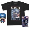 MARVEL - Pocket POP - Captain America + T-shirt (S)