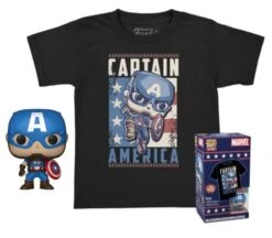 MARVEL - Pocket POP - Captain America + T-shirt (S)