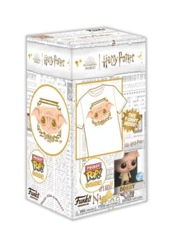 HARRY POTTER - Pocket POP - Dobby + T-shirt (M) -Figurines Mania Soldes Magasin FIGUT63507 5